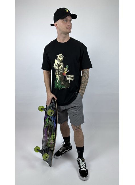 camiseta grizzly lets get smokey preta 8