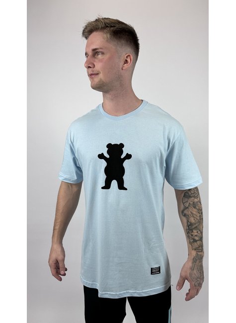 camiseta grizzly og bear azul urso preto 2