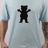 camiseta grizzly og bear azul urso preto 3