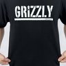 camiseta grizzly stamp preta escrita branca 3