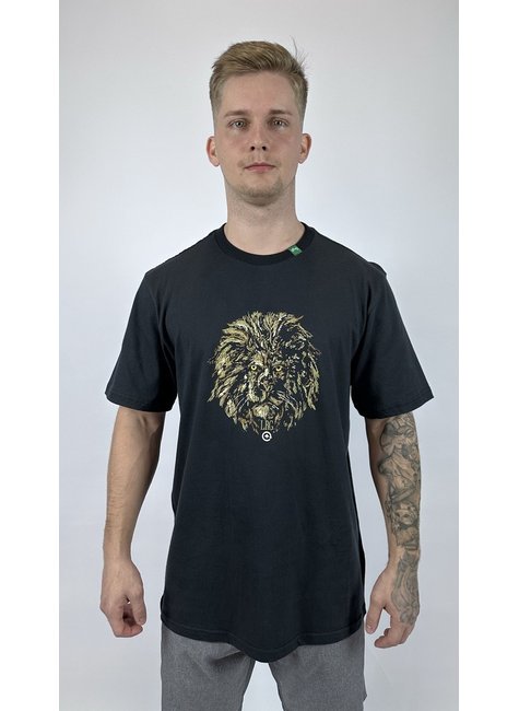 Camiseta Masculina LRG Leão Preta