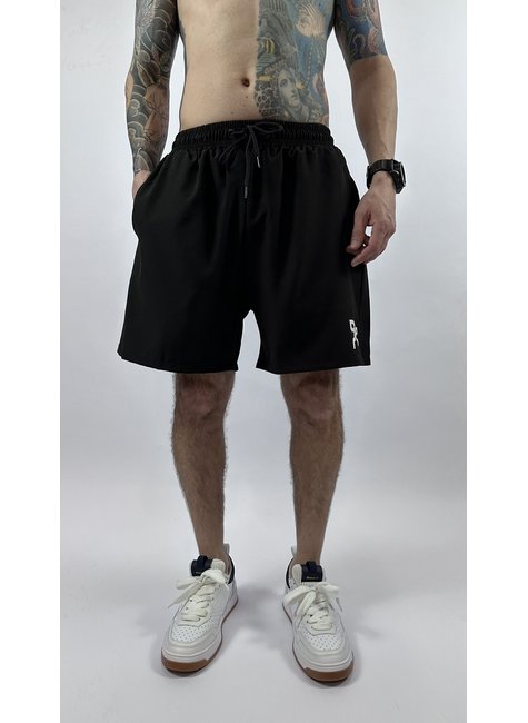 bermuda elastico banho logo grow preta 3