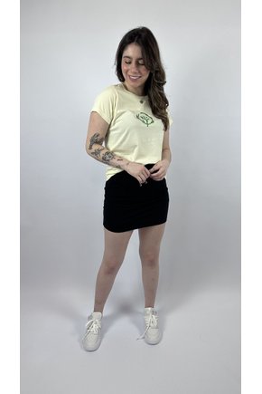 camiseta t shirt feminina estonada mahai grow amarela 6