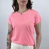 camiseta t shirt feminina estonada mahai mini logo rosa neon 4