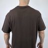 camiseta grizzly masculina script logo marrom 6