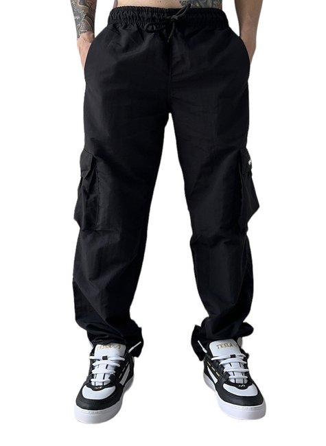 calca masculina tactel cargo banks preta 1