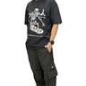 camiseta masculina diamond skull tail grab preta 2
