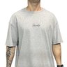 camiseta masculina grizzly mini script bordado cinza 1