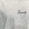 camiseta masculina grizzly mini script bordado cinza 3