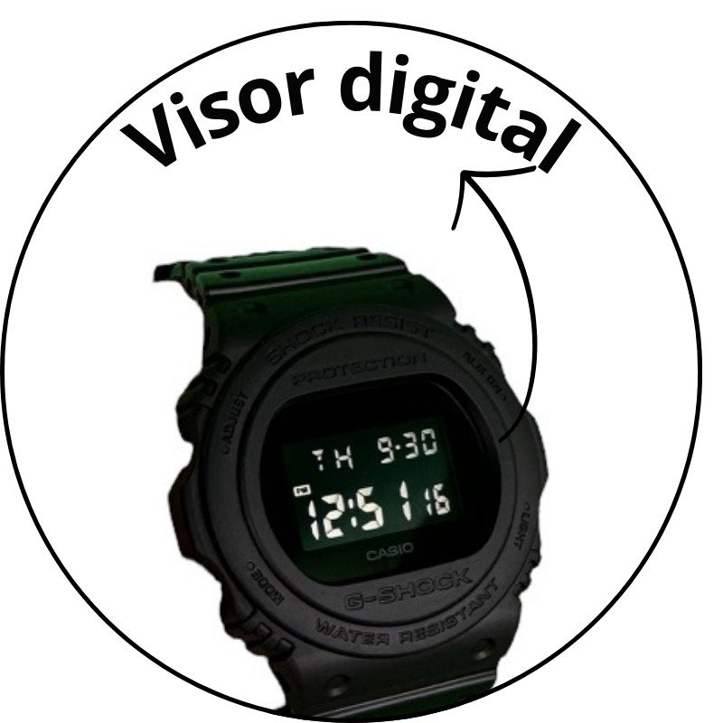 relogio de pulso casio g shock digital dw 5750e 1dr preto descricao 2