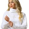 casaco feminino soft gola alta riu kiu branco 1