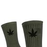 meia diamond cannabis preta verde militar 3