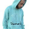 casaco moletom diamond brilliant logo azul turquesa 3