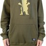 casaco moletom grizzly canguru og bear verde militar 7