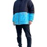 jaqueta masculina puffer diamond blue 1