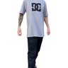camiseta masculina dc shoes star cinza mescla 3