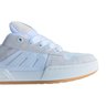 tenis feminino mary jane m99 fat lace skate low branco cinza 7