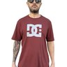 camiseta masculina dc shoes star bordo vinho 2