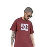 camiseta masculina dc shoes star bordo vinho 3