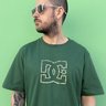 camiseta masculina dc shoes stiched star verde escuro 2