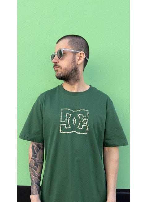 camiseta masculina dc shoes stiched star verde escuro 2