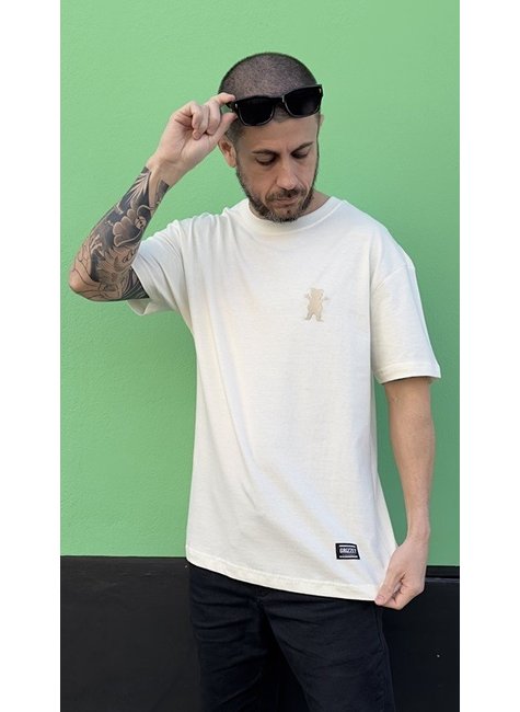 camiseta masculina grizzly mini og bear bordado off white 1