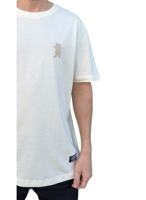 camiseta masculina grizzly mini og bear bordado off white 9