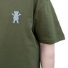 camiseta masculina grizzly mini og bear bordado verde militar 6
