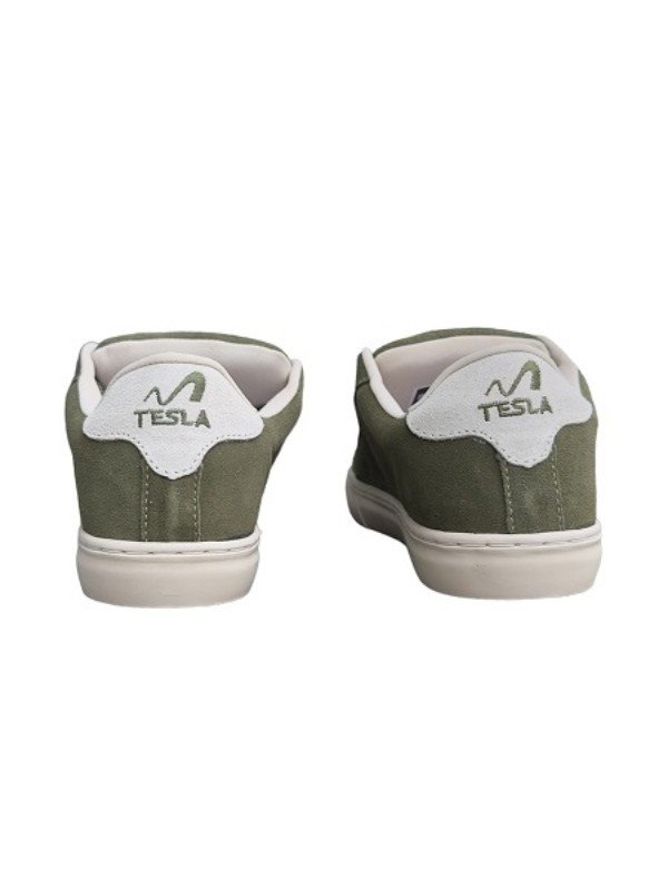Tênis Tesla Hertz Fat Lace Verde Oliva Solado Bege - Mahai Shop