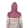 jaqueta feminina puffer code candy rosa bege 6
