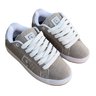 tenis qix combat camurca cinza solado branco 6