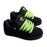 tenis qix plaza preto verde neon solado preto 4