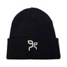 gorro grow symbol preto bordado branco 1