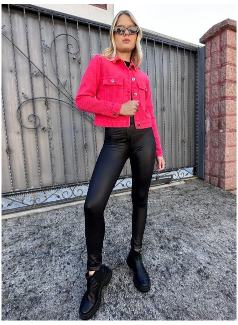 jaqueta sarja feminina cotele riu kiu rosa 8