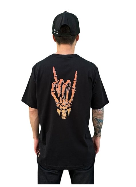 camiseta masculina freesurf x raimundos free rock preta 4