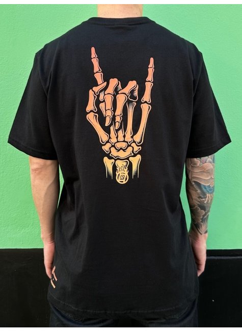 camiseta masculina freesurf x raimundos free rock preta 7