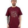 camiseta masculina dc shoes rebuild bordo vinho 1