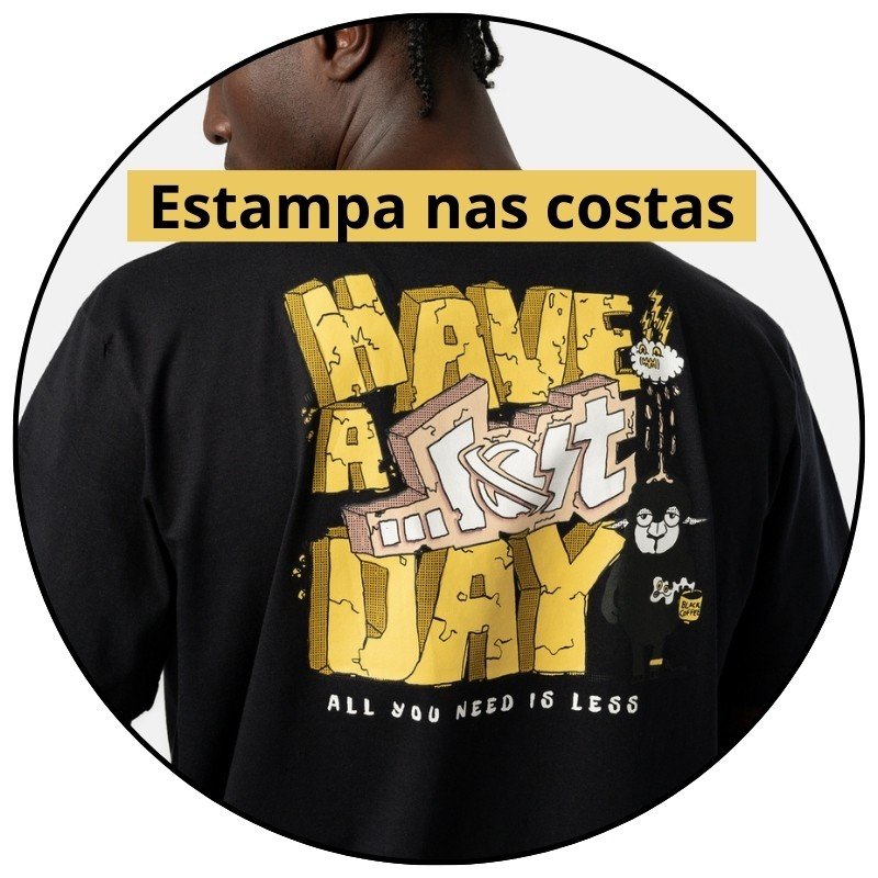 camiseta masculina lost have a lost day preta descricao 2