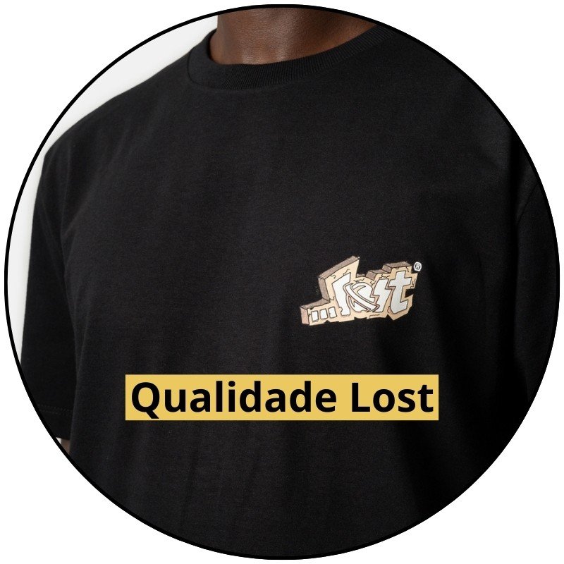 camiseta masculina lost have a lost day preta descricao 3