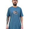 camiseta masculina lost smoke and sheep azul petroleo 4