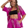 camisa botao feminina freesurf folhas rosa choque 3