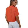 camisa cropped botao feminina freesurf nature coral 2