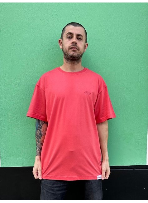 camiseta masculina diamond brilliant tee coral 5