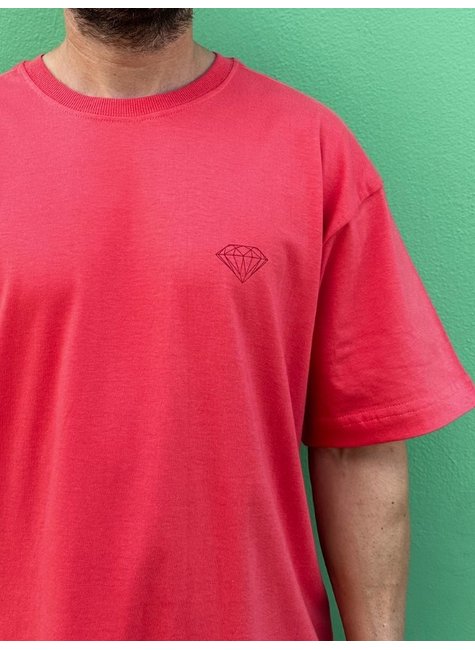 camiseta masculina diamond brilliant tee coral 6