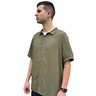 camisa botao masculina manga curta freesurf wave verde 1