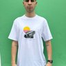 camiseta masculina freesurf skate long branca 6