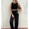 cropped regata canelada riu kiu preto 6