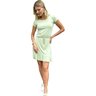 vestido viscolycra soltinho dolce rose verde pistache 1