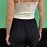 short feminino soltinho dolce rose preto 7