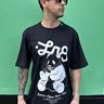 camiseta masculina lrg mag life panda preta 5